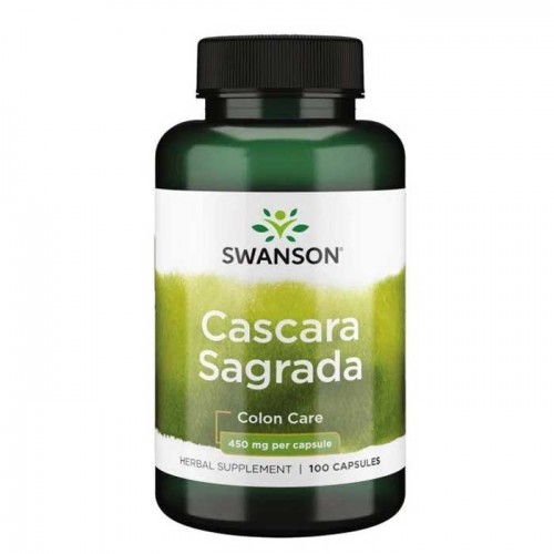 Cascara Sagrada 450mg 100caps - Swanson Cascara Sagrada 450mg 100caps - Swanson