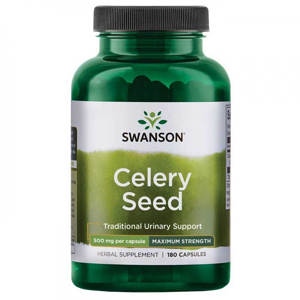 Celery Seed Maximum Strength 180 caps - Swanson