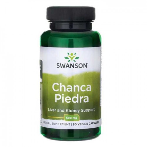 Chanca Piedra Phyllanthus Niruri 500mg 60 vcaps - Swanson / Νεφρά - Συκώτι