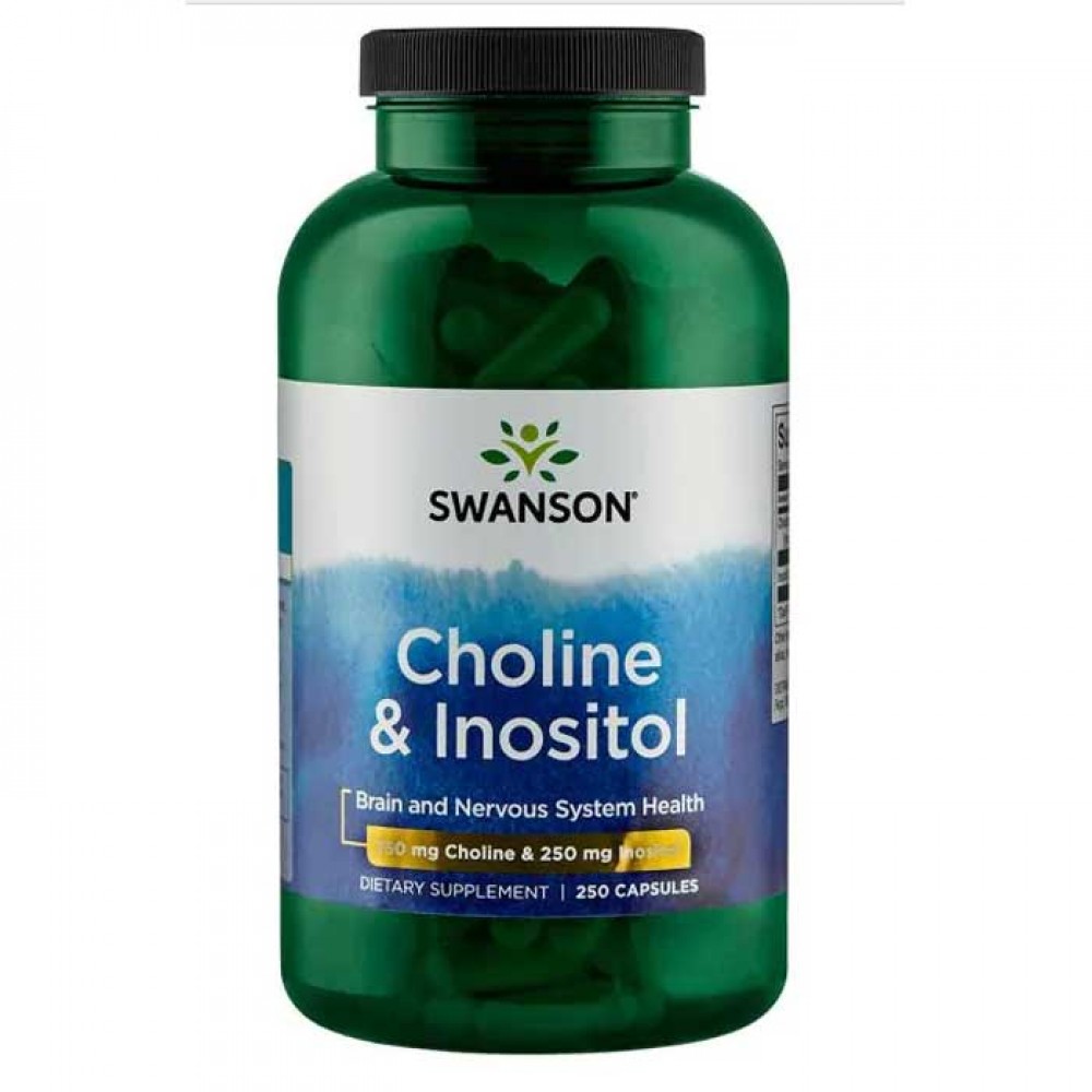Choline & Inositol 250mg 250 caps - Swanson Premium