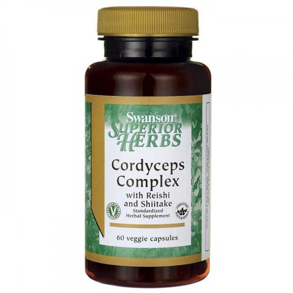 Cordyceps Complex with Reishi and Shiitake - 60 vcaps - Swanson