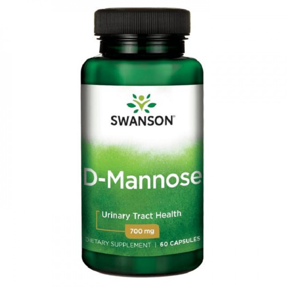 D-Mannose 700mg 60 κάψουλες -  Swanson / Ουροποιητικό