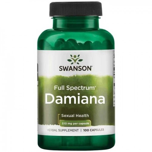 Damiana 510mg 100 caps - Swanson