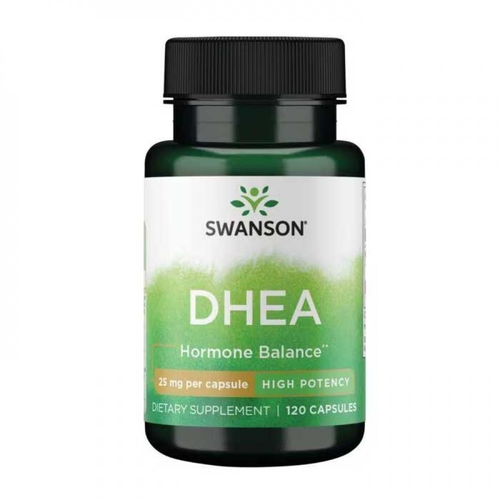 DHEA High Potency 25mg 120 caps - Swanson