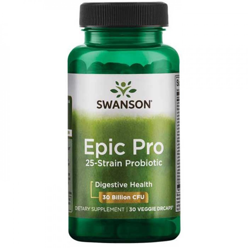 Epic Pro 25-Strain Probiotic 30 vcaps - Swanson