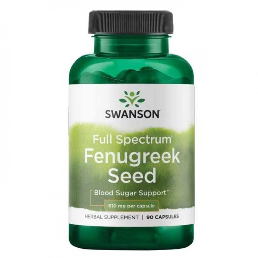 Fenugreek Seed 610 mg 90 caps - Swanson
