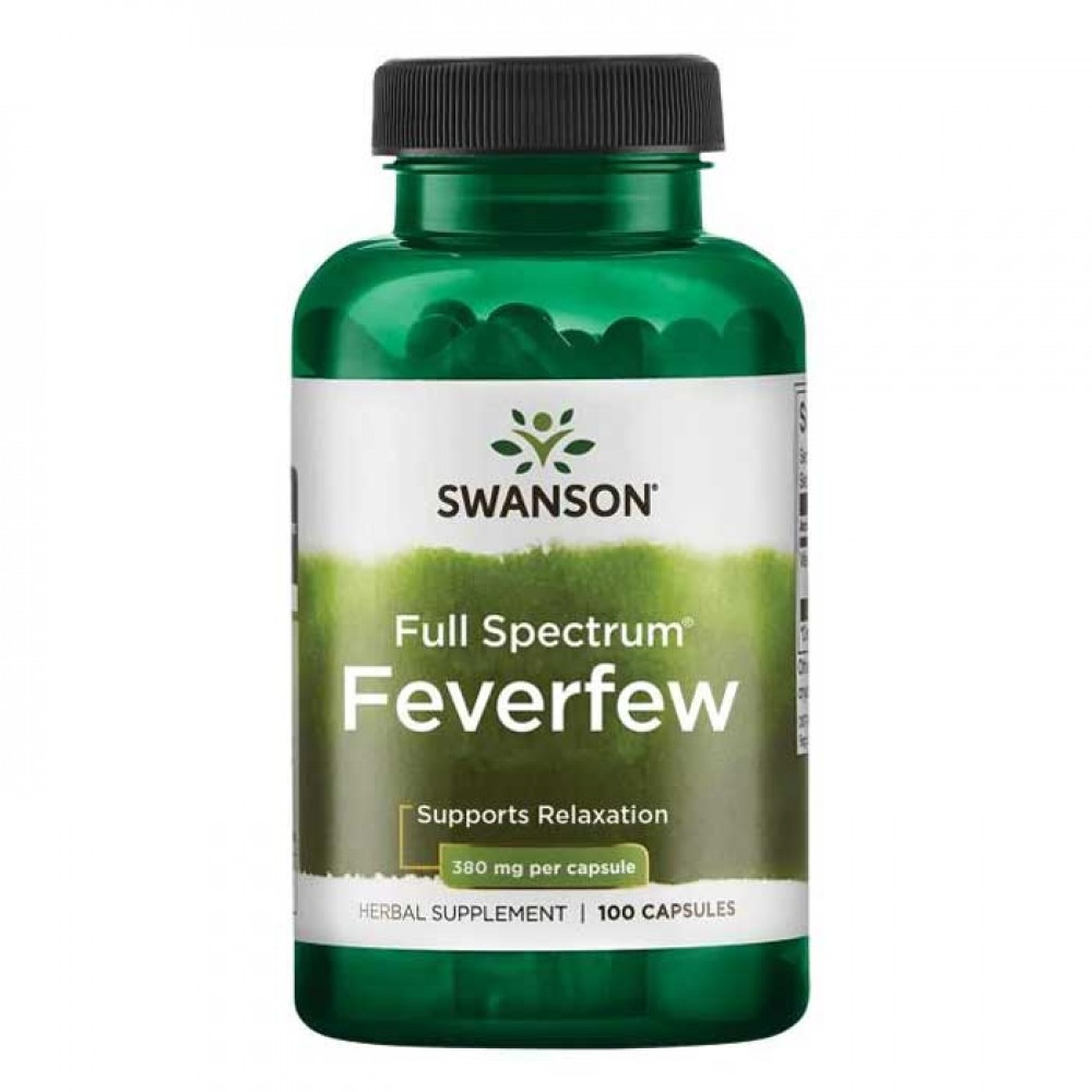 Feverfew 100 caps - Swanson