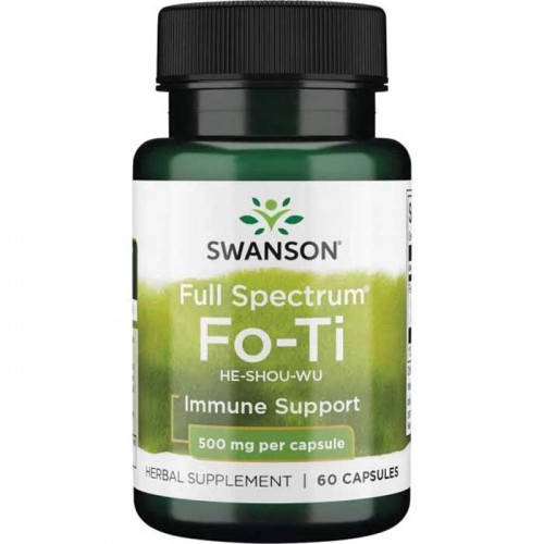Fo-Ti (He-Shou-Wu) 500mg 60 caps - Swanson Fo-Ti (He-Shou-Wu) 500mg 60 caps - Swanson