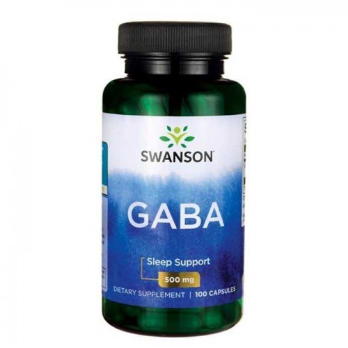GABA 500mg - 100 caps - Swanson GABA 500mg - 100 caps - Swanson