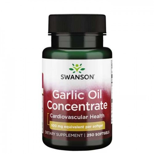 Garlic Oil 500mg 250 Softgels - Swanson
