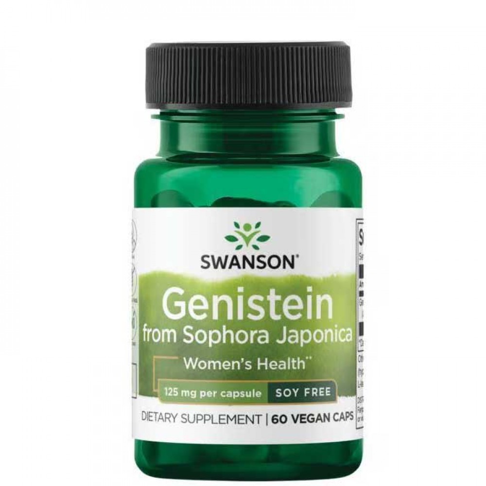 Genistein from Sophora Japonica 60 vcaps - Swanson Genistein from Sophora Japonica 60 vcaps - Swanson