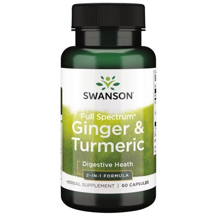 Ginger & Turmeric Full Spectrum 60 caps - Swanson
