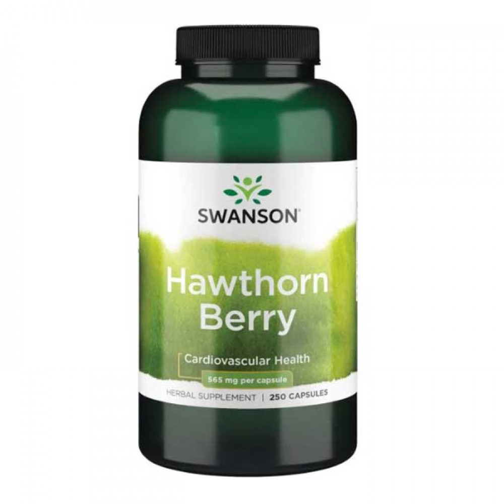 Hawthorn Berries 250 caps - Swanson Premium
