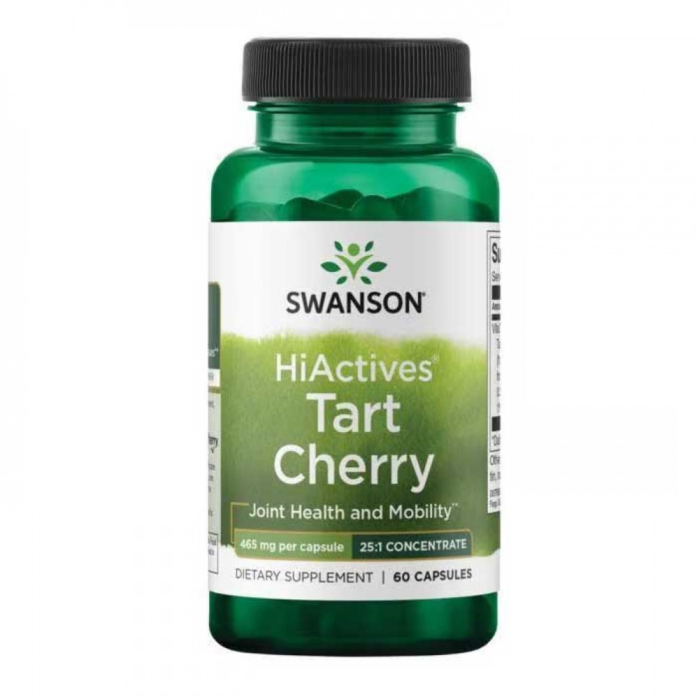 HiActives Tart Cherry 465mg 60 caps - Swanson