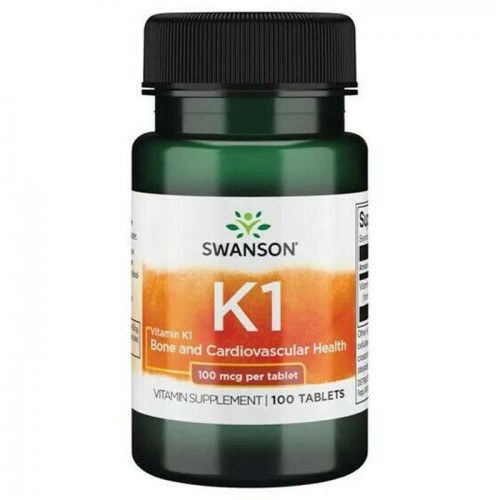 Vitamin K-1 100mcg 100 tabs - Swanson Premium