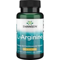 L-Arginine 500mg 100 caps - Swanson