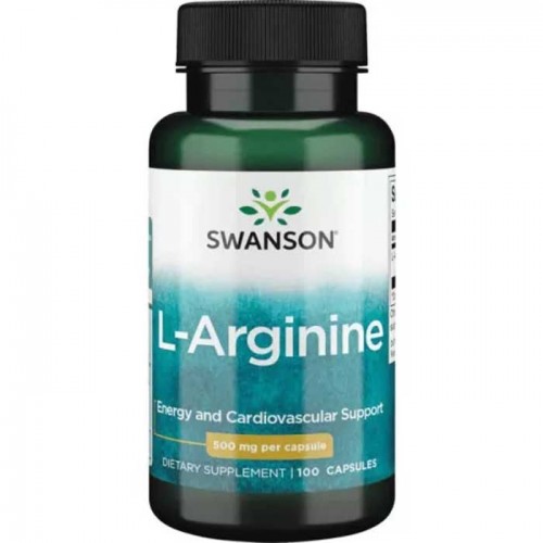 L-Arginine 500mg 100 caps - Swanson L-Arginine 500mg 100 caps - Swanson