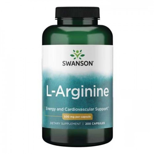 L-Arginine 500mg 200 caps - Swanson L-Arginine 500mg 200 caps - Swanson