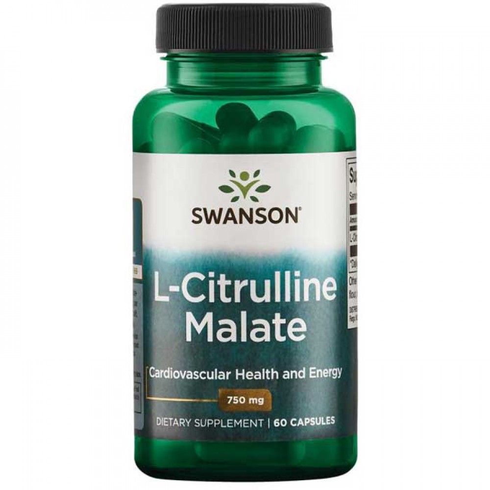 L-Citrulline Malate Complex 750mg 60 caps - Swanson