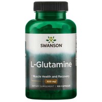 L-Glutamine 500mg 100 caps - Swanson