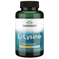 L-Lysine 500mg Free-Form 100 caps - Swanson