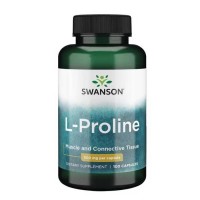 L-Proline 500mg 100 caps - Swanson