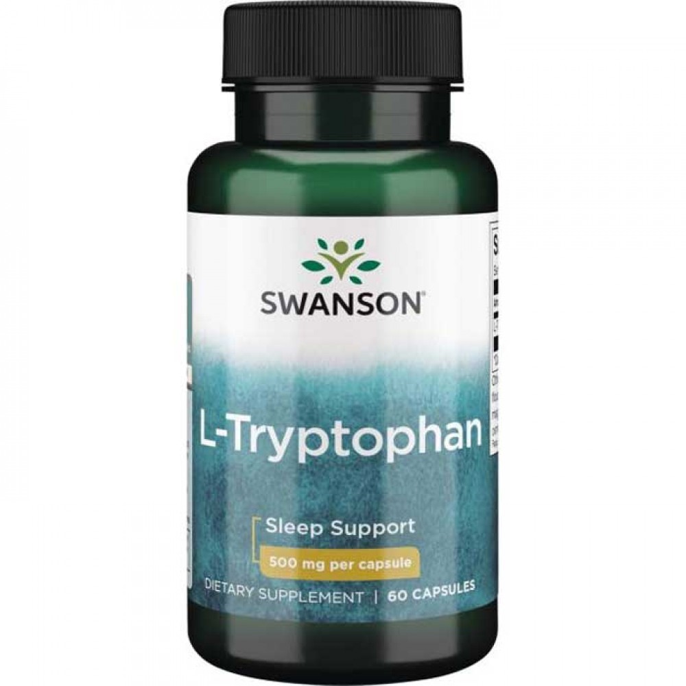 L-Tryptophan 500mg 60 caps - Swanson