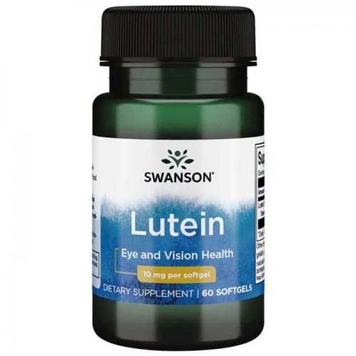 Lutein 10mg 60 softgels - Swanson Lutein 10mg 60 softgels - Swanson
