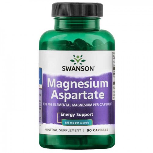 Magnesium Aspartate 133mg 90 caps - Swanson Magnesium Aspartate 133mg 90 caps - Swanson