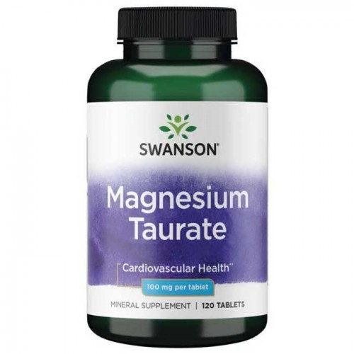 Magnesium taurate 100mg 120 tabs - Swanson Magnesium taurate 100mg 120 tabs - Swanson