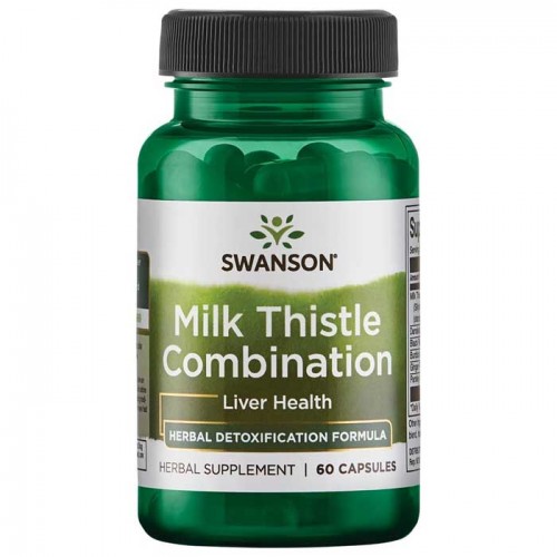 Milk Thistle Combination - 60 caps - Swanson / Συκώτι - Ηπατοπροστασία