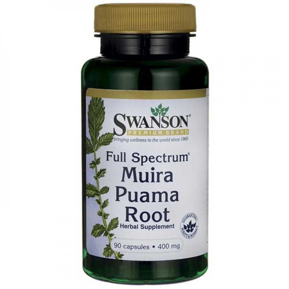 Muira Puama Root 400mg 90 caps Full Spectrum - Swanson