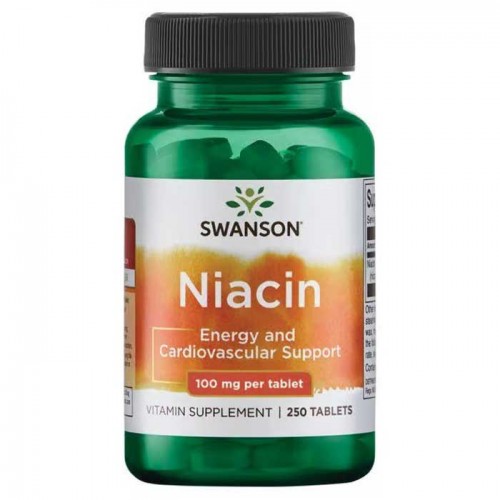 Niacin 100mg 250 tabs - Swanson Niacin 100mg 250 tabs - Swanson