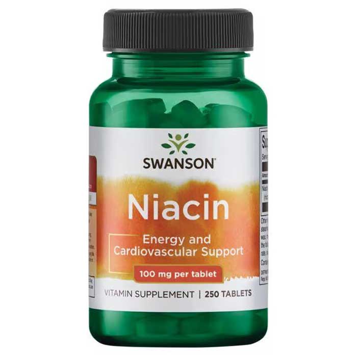 Niacin 100mg 250 tabs - Swanson