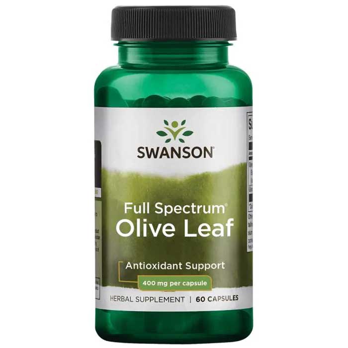 Olive Leaf 400mg 60 caps Full Spectrum - Swanson
