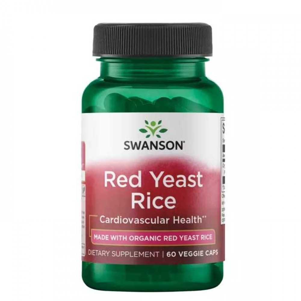 Organic Red Yeast Rice 600 mg 60 vcaps - Swanson