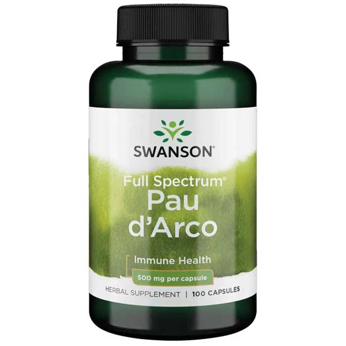 Pau D'Arco 500mg 100 caps - Swanson