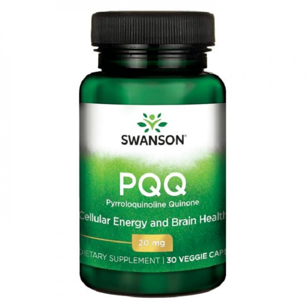 PQQ Pyrroloquinoline Quinone 20mg 30 φυτοκάψουλες - Swanson / Ειδικά Συμπληρώματα
