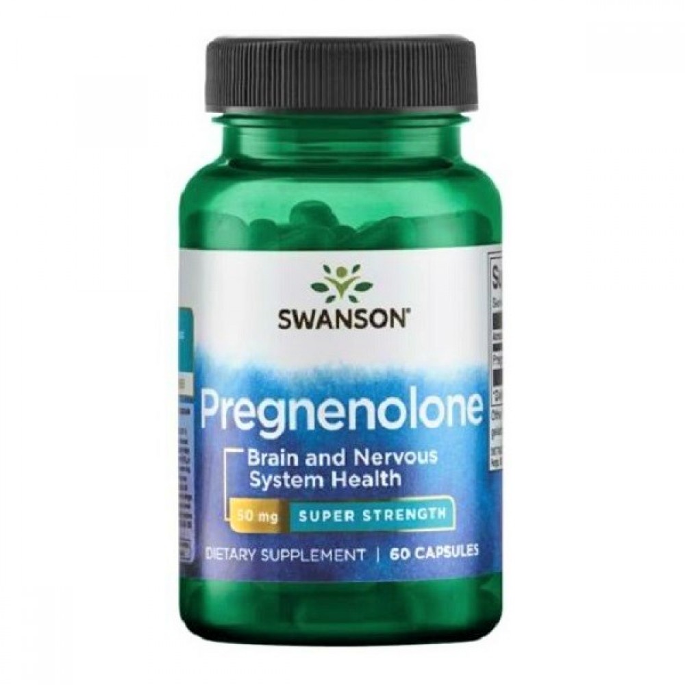 Pregnenolone 50mg 60caps - Swanson