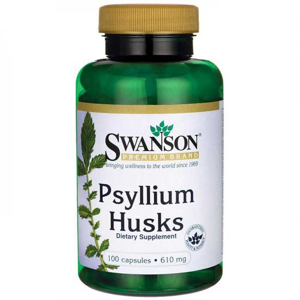Psyllium Husks 100 caps - Swanson