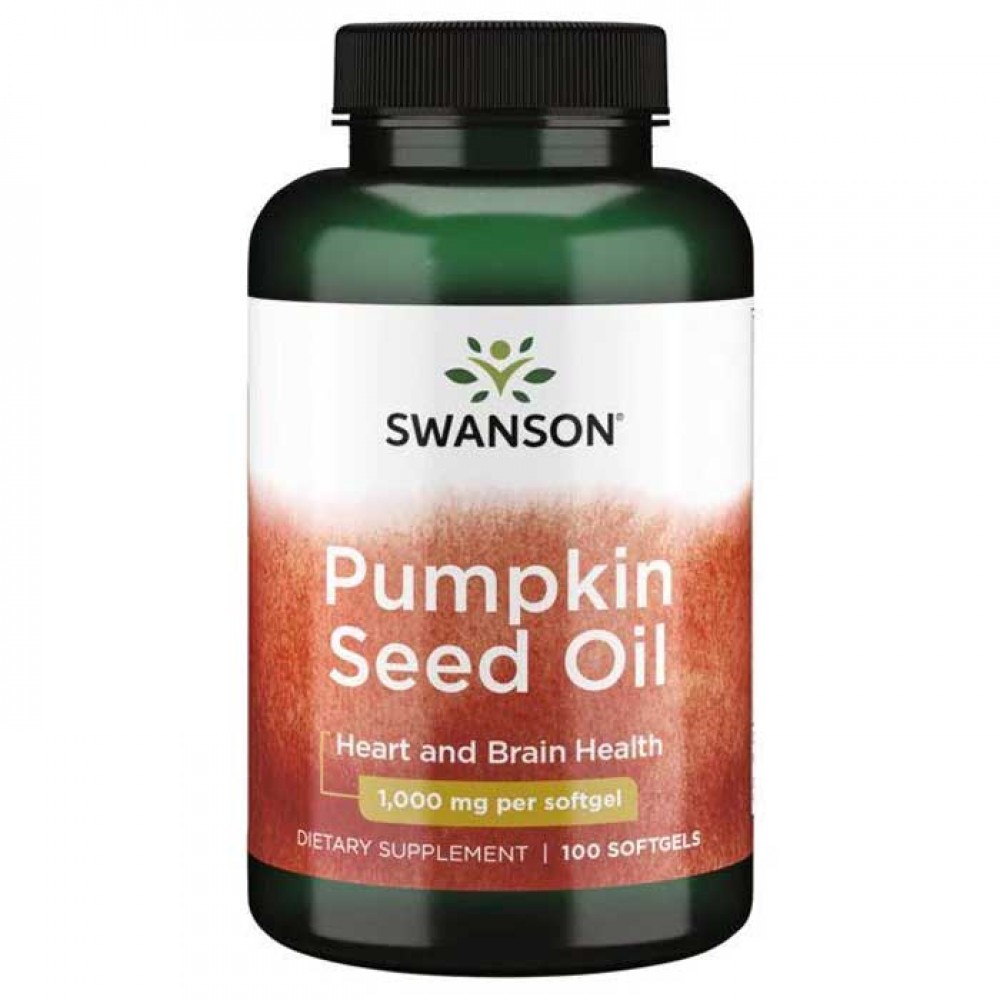 Pumpkin Seed Oil 1000mg 100 Softgels - Swanson