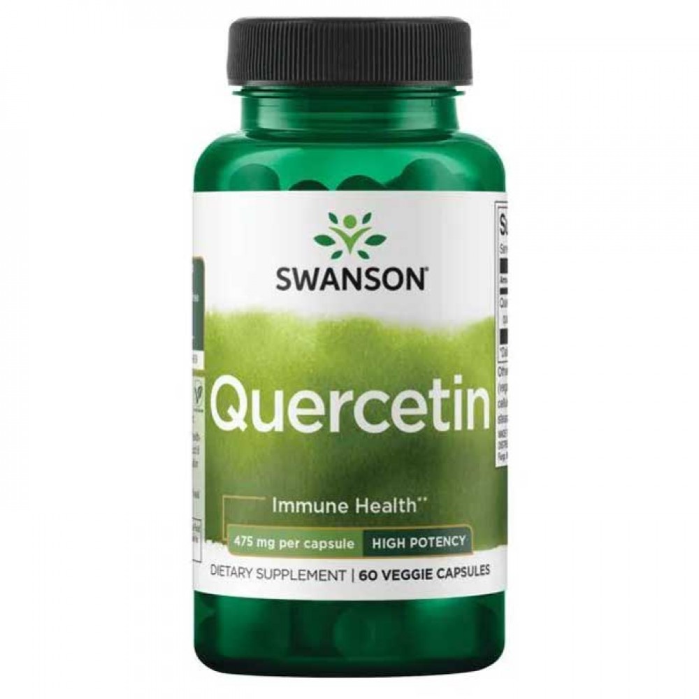 Quercetin 475 mg 60 vcaps - Swanson