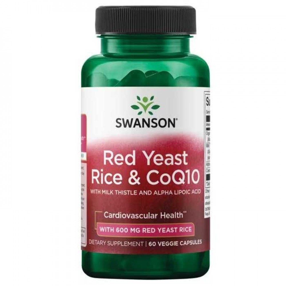 Red Yeast Rice & CoQ10 60 vcaps - Swanson