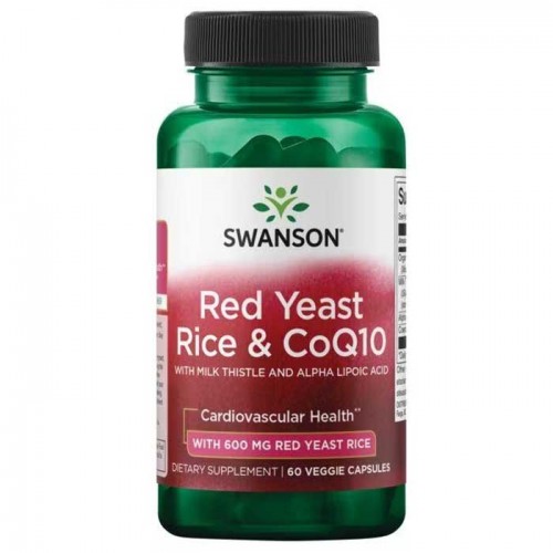 Red Yeast Rice & CoQ10 60 vcaps - Swanson Red Yeast Rice & CoQ10 60 vcaps - Swanson