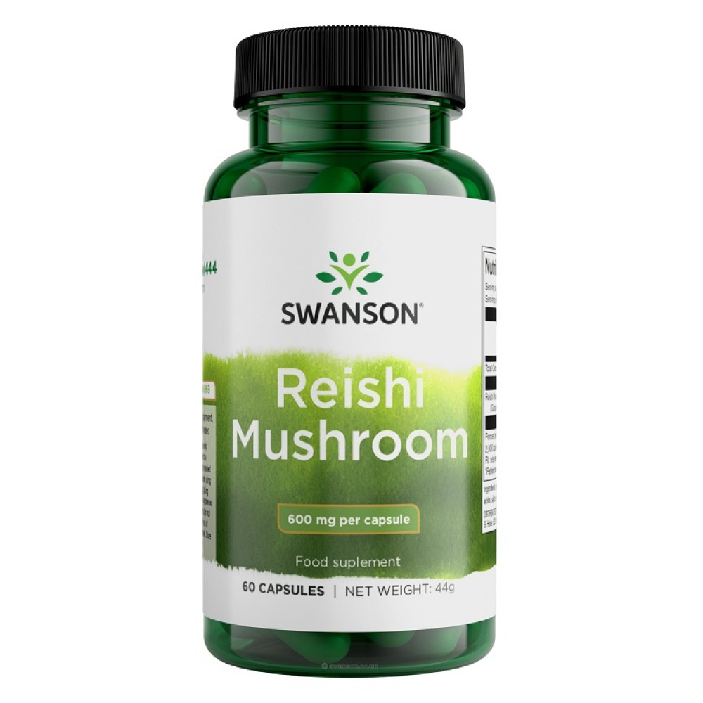 Reishi Mushroom 600mg 60 caps - Swanson
