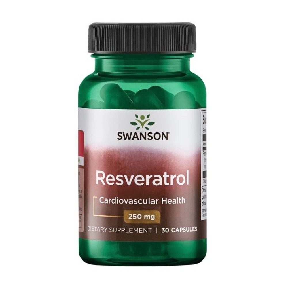 Resveratrol 250mg - 30caps - Swanson