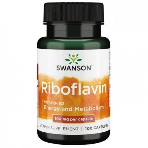 Riboflavin Vitamin B-2 100 caps - Swanson Riboflavin Vitamin B-2 100 caps - Swanson