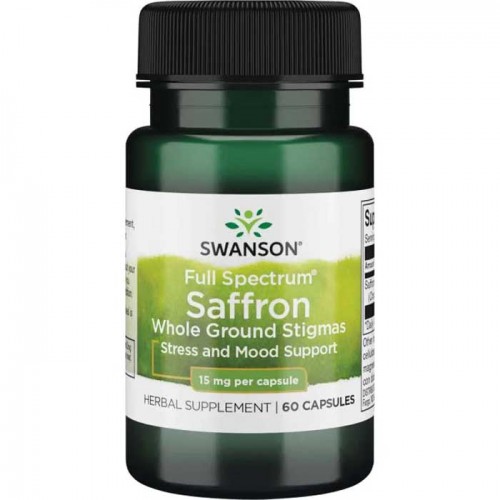 Saffron 15mg 60 caps - Swanson Saffron 15mg 60 caps - Swanson