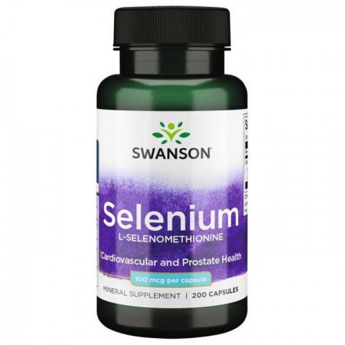 Selenium 100mcg 200 Caps - Swanson