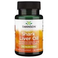 Shark Liver Oil 550mg 60 softgels - Swanson